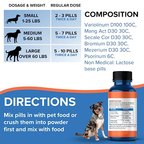 BestLife4Pets Dog Supplement - Natural Itch Relief, Restores Skin & Coat Health - 400 Pills