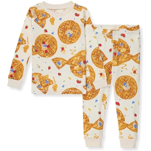 Burt's Bees Baby Boys' Pajamas - 100% Organic Cotton, Snuggly Soft, True-to-Size - Haunted Castle