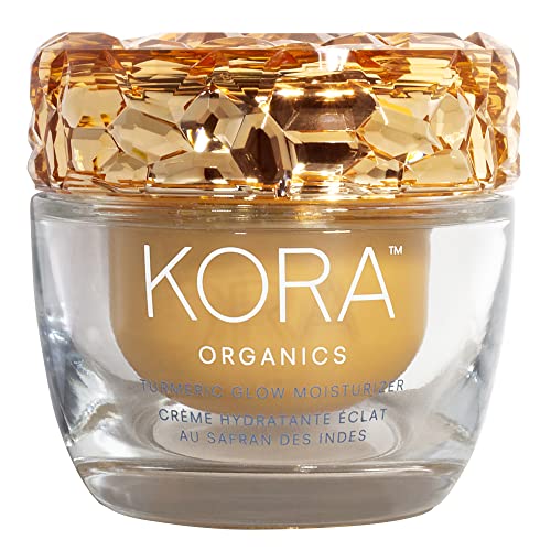 KORA Organics Turmeric Glow Moisturizer - Hydrates, Illuminates, Certified Organic - 1.69 fl oz