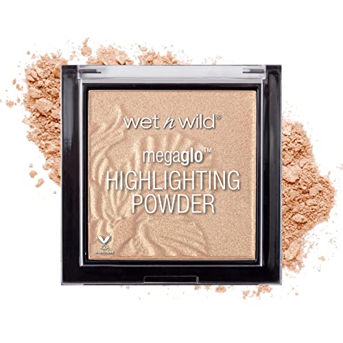 wet n wild MegaGlo Highlighting Powder - Luminous Glow, Nourishing Ingredients - Warm Gold