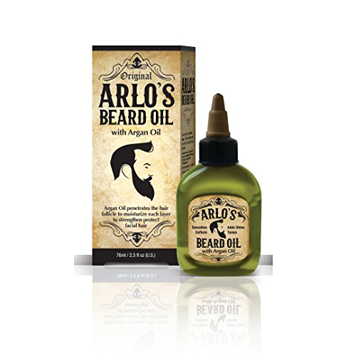 Arlo's Beard Oil - Moisturizes & Softens, Premium Argan Oil, Promotes Healthy Growth - 2.5oz