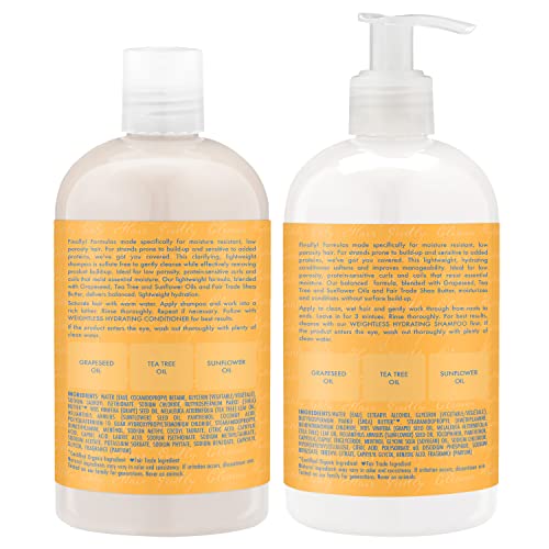 Shea Moisture Shampoo & Conditioner Set - Moisturizes, Revitalizes, Paraben-Free - 13 Fl Oz Each