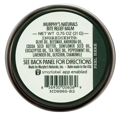 Murphy’s Naturals Soothing Skin Balm - Relieves Itching, Plant-Based Ingredients - 0.75oz