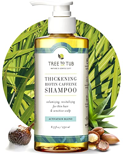 Tree To Tub Biotin Shampoo - Boosts Volume & Strength, Natural Ingredients - 16oz