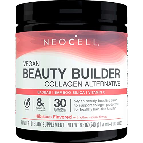 Neocell Collagen Booster - Supports Healthy Hair, Skin & Nails, Hibiscus Flavor - 30 Servs