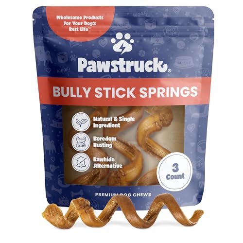 Pawstruck All-Natural Dog Treats - 100% Beef, Digestible, Dental Health Support - 3 Pack