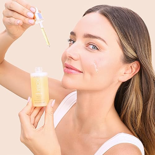 KORA Organics Noni Glow Face Oil - Nourish & Illuminate, Certified Organic - 0.34 fl oz