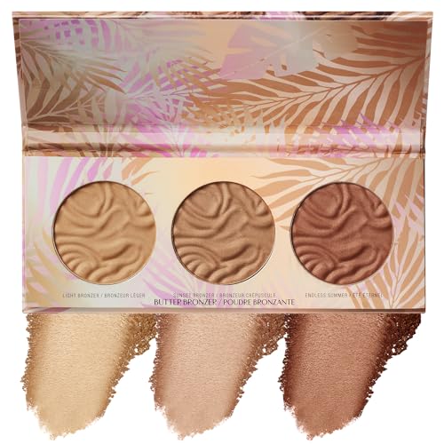 Physicians Formula Makeup Palette - Nourishing Bronzer Trio, Vegan & Dermatologist Tested - 3 Shades