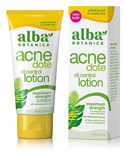 Alba Botanica Blemish Treatment - 2% Salicylic Acid, Plant-Based Ingredients - 2 oz