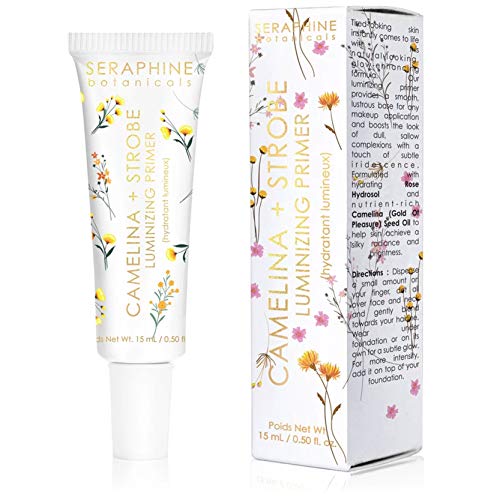 Seraphine Botanicals Face Primer - Luminizing Glow, Hydrating Camelina Oil - 15 ml