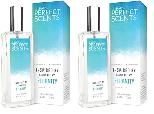 Perfect Scents Women's Perfume - Vegan, Paraben-Free, Long-Lasting Floral Citrus - 2.5oz (Pack of 2)