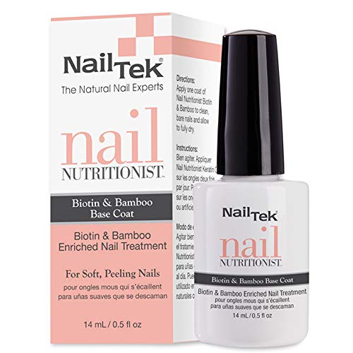 Nail Tek Nail Nutritionist Set - Strengthens & Repairs Soft Nails, Bamboo & Biotin - 0.5 oz