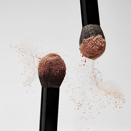 Saie Makeup Brush & Setting Powder - Soft, Multi-Use, Vegan & Cruelty-Free - Translucent Deep 0.14oz