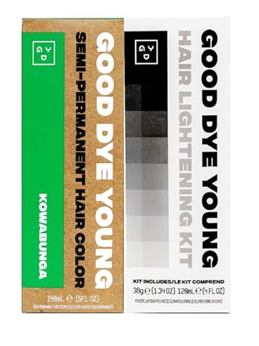 Good Dye Young Hair Dye Kit - Vibrant Color, Bergamot Infused, Vegan & Cruelty-Free - 4oz