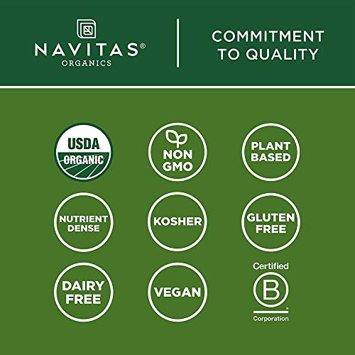 Navitas Organics Hemp Powder - 50% Protein, Omega Fatty Acids, Organic, Gluten-Free - 32 oz
