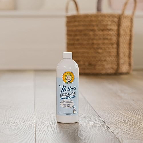 Nellie's Floor Care - Plant-Based Cleaner for Hardwood & Tile, Refreshing Lemongrass - 25 fl oz