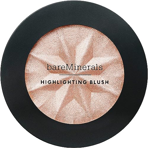 bareMinerals Gen Nude Highlighter Blush - Blurs Imperfections, Talc-Free, Vegan - 0.2oz