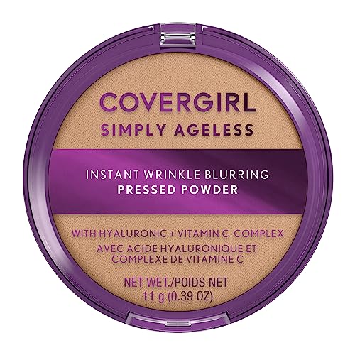 Covergirl Simply Ageless Face Powder - Diminishes Fine Lines, Hydrating Formula - Buff Beige, 0.39oz