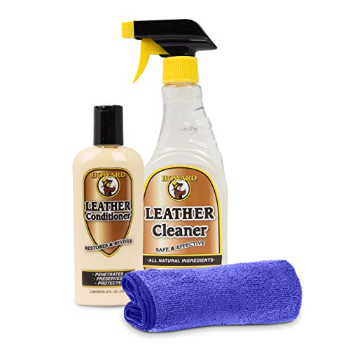 Howard Leather Cleaner & Conditioner Kit - Restores & Protects All Leather - 16oz & 8oz