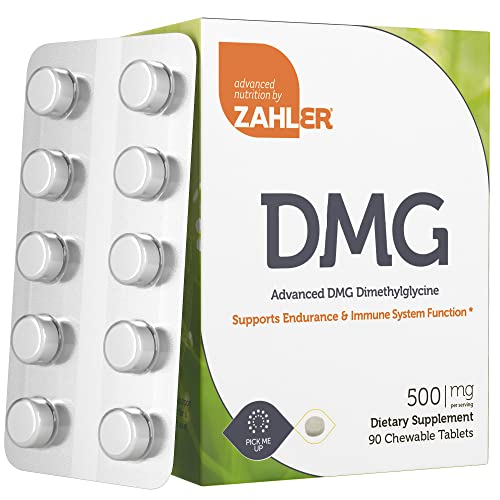 Zahler DMG Nootropic Supplement - Immune Support & Endurance, Kosher 90 Chewable Tablets