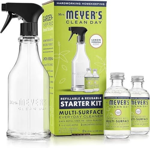 MRS. MEYER'S CLEAN DAY Multi-Surface Cleaner - Refreshing Lemon Verbena, Cruelty-Free - 32 Fl. Oz.