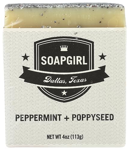 SOAPGIRL Essential Oil - Invigorating Peppermint Aroma, Relaxing Poppyseed - 4oz