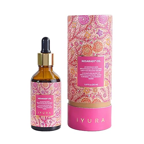 iYURA Kesaradi Face Oil - Brightening & Moisturizing, Natural Ingredients - 1.69 fl oz