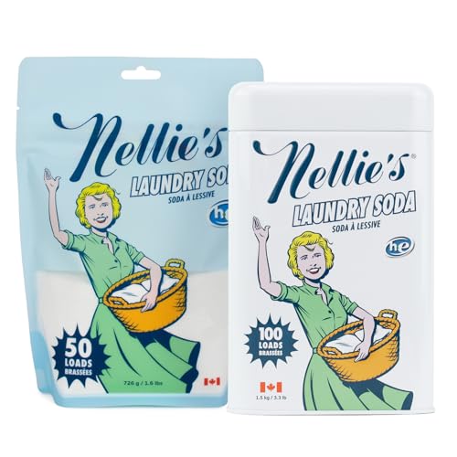 Nellie's Concentrated Laundry Detergent - Powerful Clean, Gentle on Skin - 100+ Scoops