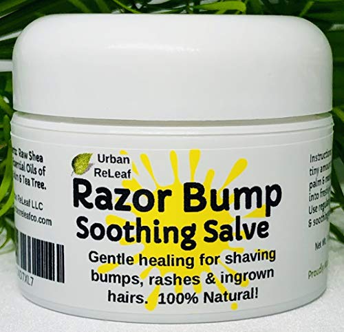 Urban ReLeaf Razor Bump Soothing Salve - Relieves Bumps & Irritation, 100% Natural - 1 oz