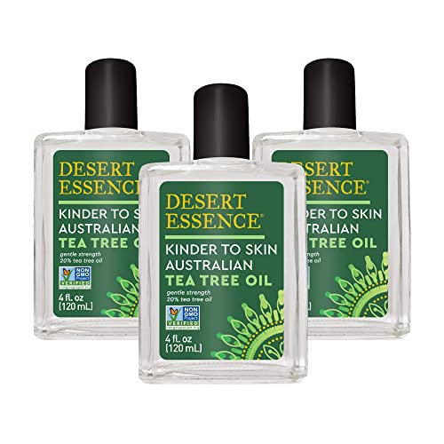 Desert Essence Tea Tree Oil Acne Treatment Kit - Soothes Irritations, Vegan & Gluten-Free - 12oz