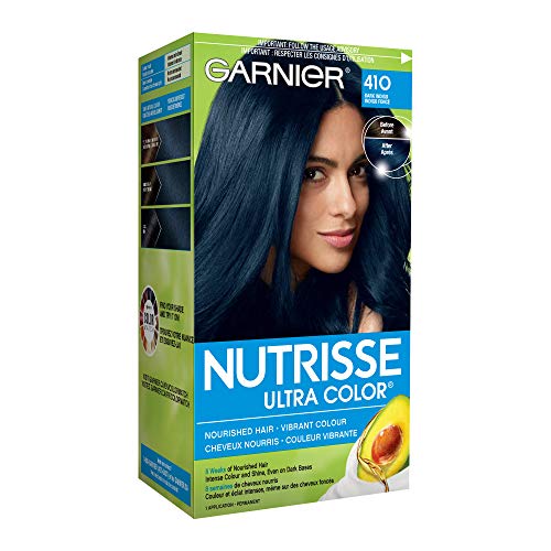 Garnier Nutrisse Hair Color - Nourishing with Triple Oils, 100% Gray Coverage - Blue Curaçao