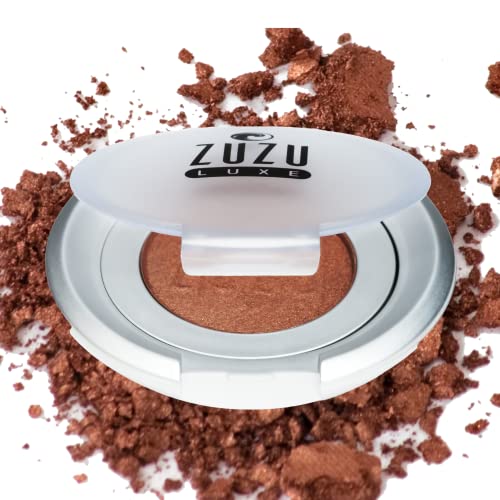 Zuzu Luxe Mineral Eyeshadow - Rich Pigment, Warm Copper Shimmer, Vegan & Paraben Free - 0.07 oz