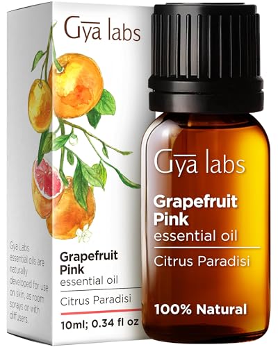 Gya Labs Grapefruit Essential Oil - Hydrating for Skin & Hair, Refreshing Aroma - 0.34 Fl Oz