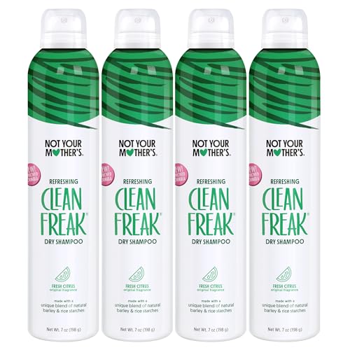 Not Your Mother's Dry Shampoo - Instantly Absorbs Oil, Vegan & Cruelty-Free - 4-Pack, 7 oz