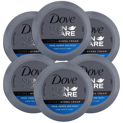 Dove Men+Care Body Lotion - Long Lasting Hydration, Non-Greasy Formula - 6 Pack of 2.53oz