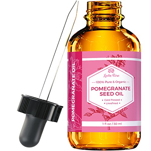 Leven Rose Pomegranate Seed Oil - Nourishing Moisturizer for Hair & Skin - 1 oz