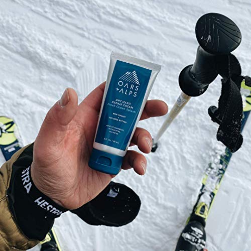 Oars + Alps Hand Cream - Deep Hydration, Dermatologist Tested, Fresh Ocean Splash - 2 Fl Oz