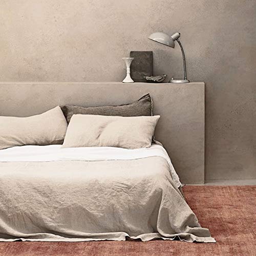 BISELINA Linen Flat Sheet - Breathable Comfort, OEKO-TEX Certified, 1-Piece Full Size