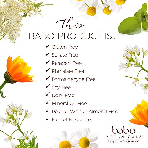 Babo Botanicals Sunscreen Spray SPF30 - Zinc Protection for Sensitive Skin, Water Resistant - 6oz