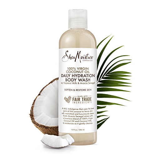 SheaMoisture Body Wash - Hydrating Coconut Oil & Shea Butter, Gentle Cleanser - 13oz