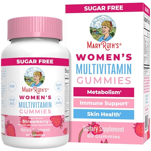 MaryRuth's Women's Multivitamin Gummies - Immune & Skin Support, Vegan, Sugar Free - 60 Count