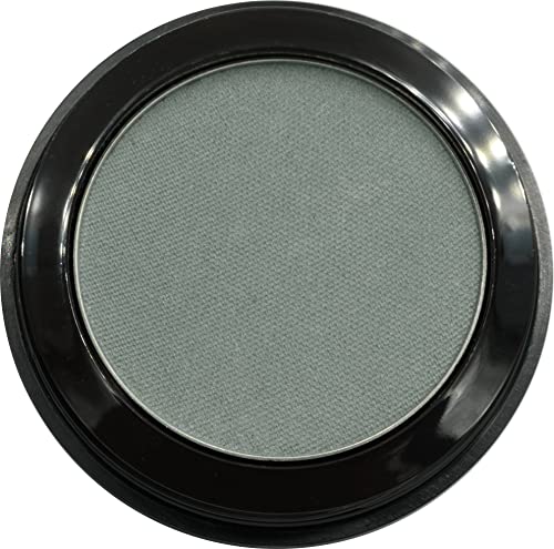 Pure Ziva Vegan Eyeshadow - Deep Matte Green-Blue-Grey, Talc & Paraben Free - Single Pan