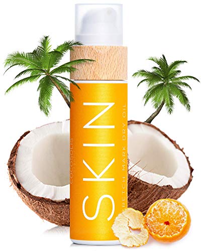 COCOSOLIS SKIN Body Oil - Fades Stretch Marks, Nourishes with Natural Oils & Vitamin E - 110ml