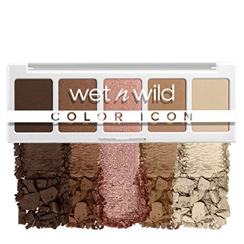 wet n wild Color Icon Eyeshadow Palette - Rich Pigment, Long-Lasting, Cruelty-Free - 5 Pan