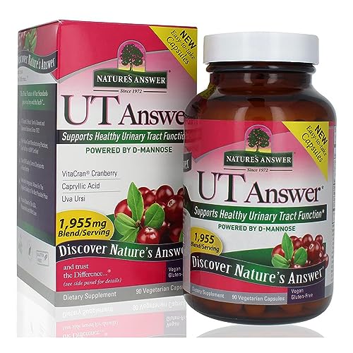 Nature's Answer Dietary Supplement - Urinary Tract Support, Gluten-Free, Vegan - 90 Count
