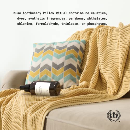 Muse Apothecary Pillow Ritual - Calming Aromatherapy Mist with Natural Oils - 8oz Fleur du Lavender