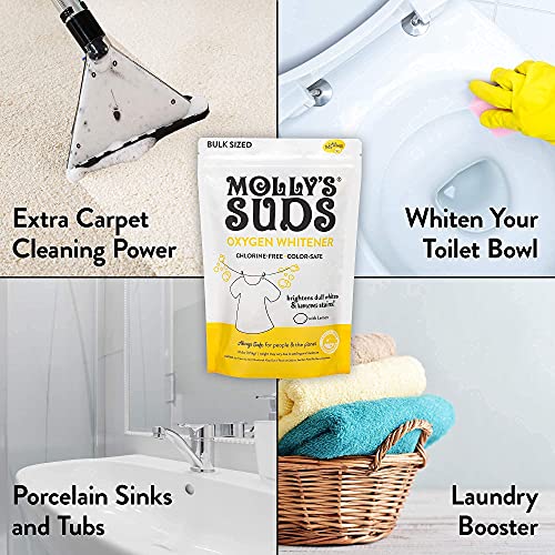 Molly's Suds Laundry Detergent Bundle - Natural Stain Removal, Safe for Sensitive Skin - 80.25oz