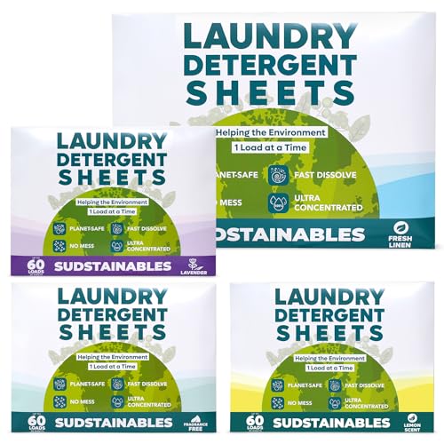 Good Things Laundry Detergent Sheets - Ultra Cleaning Strength, Sensitive Skin Safe - 30 Sheets