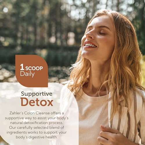 Zahler Colon Cleanse Detox Supplement - Digestive Support, Cucumber Mint Flavor - 10-Day, 3.5oz