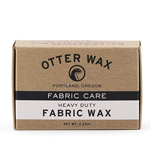 Otter Wax Fabric Wax Bar - Durable Waterproofing for Canvas, Hats, Gear - All-Natural, 4oz